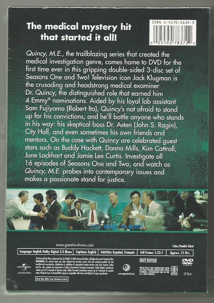 (未使用･未開封品)Quincy Me: Seasons 1 &amp; 2 [DVD] その他 Quincy Me: Seasons 1 & 2 [DVD] Quincy ME Seasons 1
