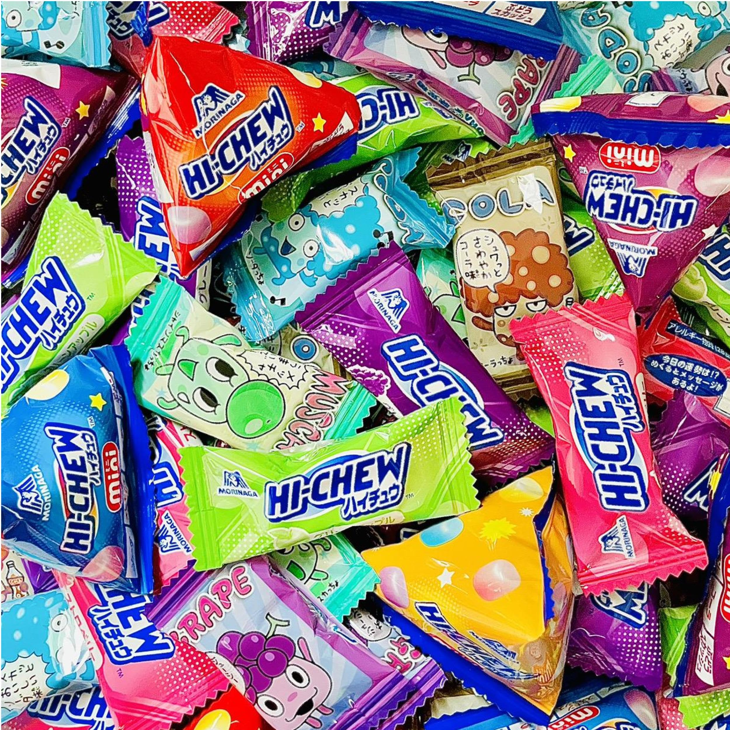 【大容量】ハイチュウ mini ぷっちょ 11種 500g(約88袋入り) 業務用 個包装 食べ比べ お菓子 おやつ ギフト パーティ 各種イベント