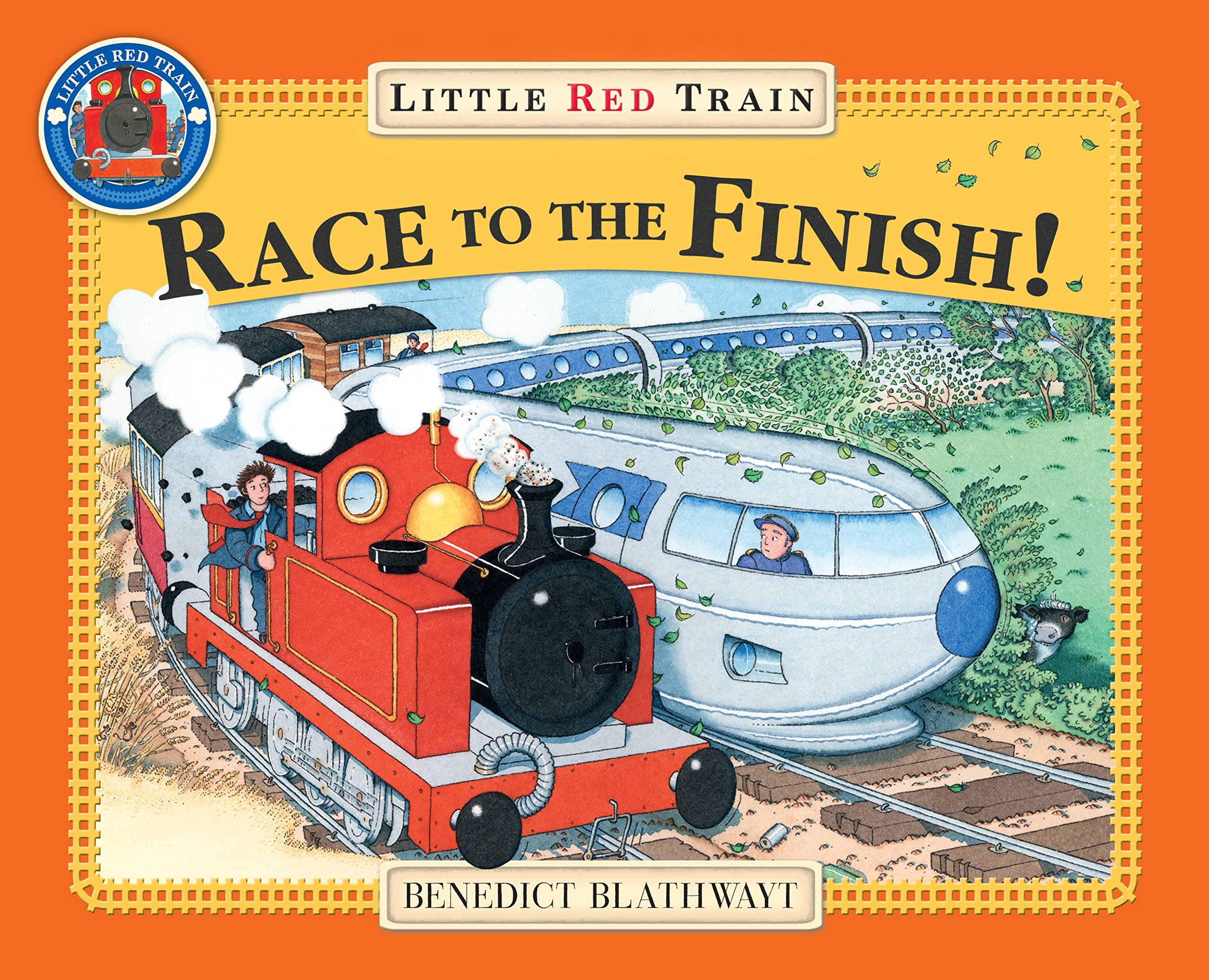 Little Red Trains Race to the Finish by Benedict Blathwayt PAPERBACK