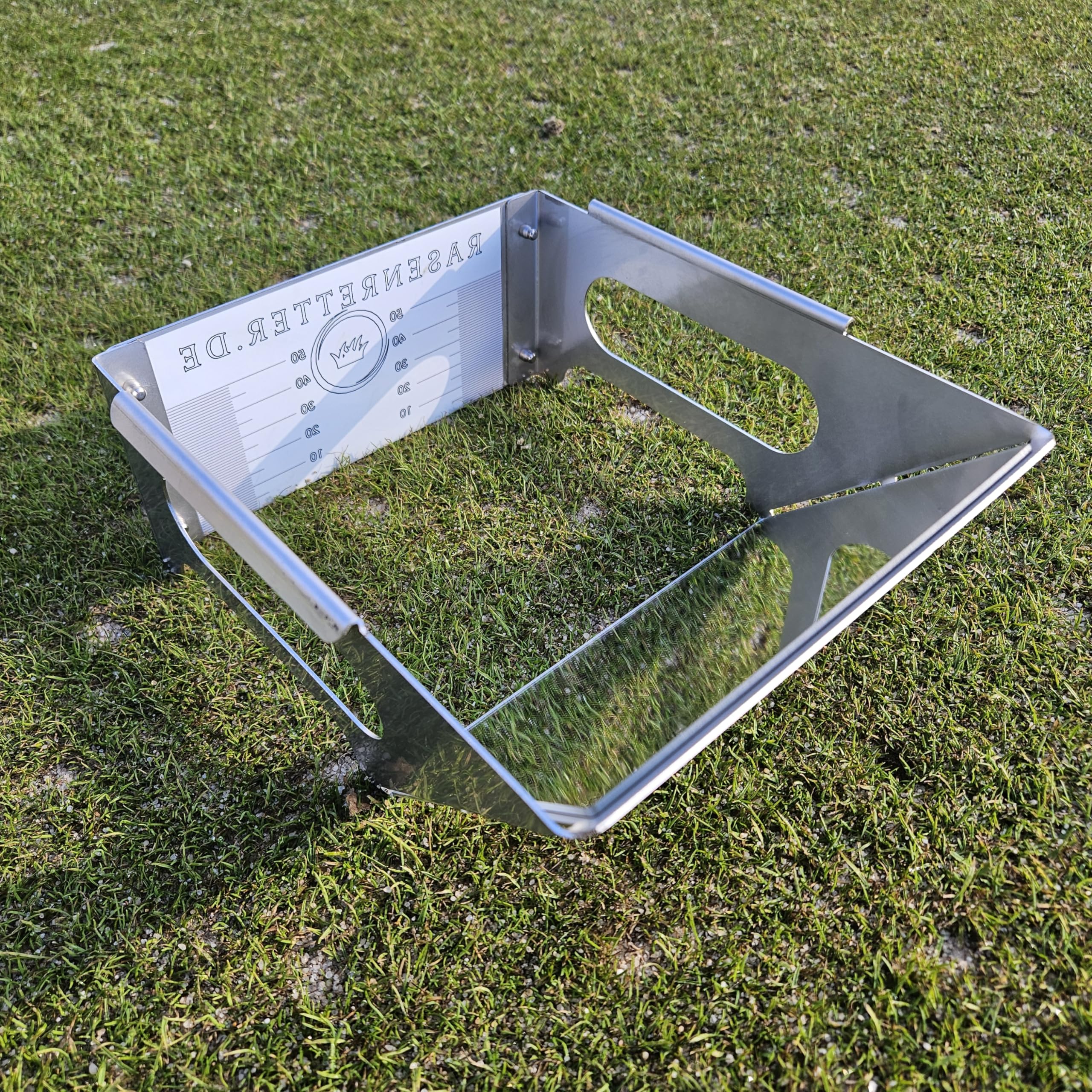 de HOC Schnitthöhenmesser für Rasen/Rasenmäher