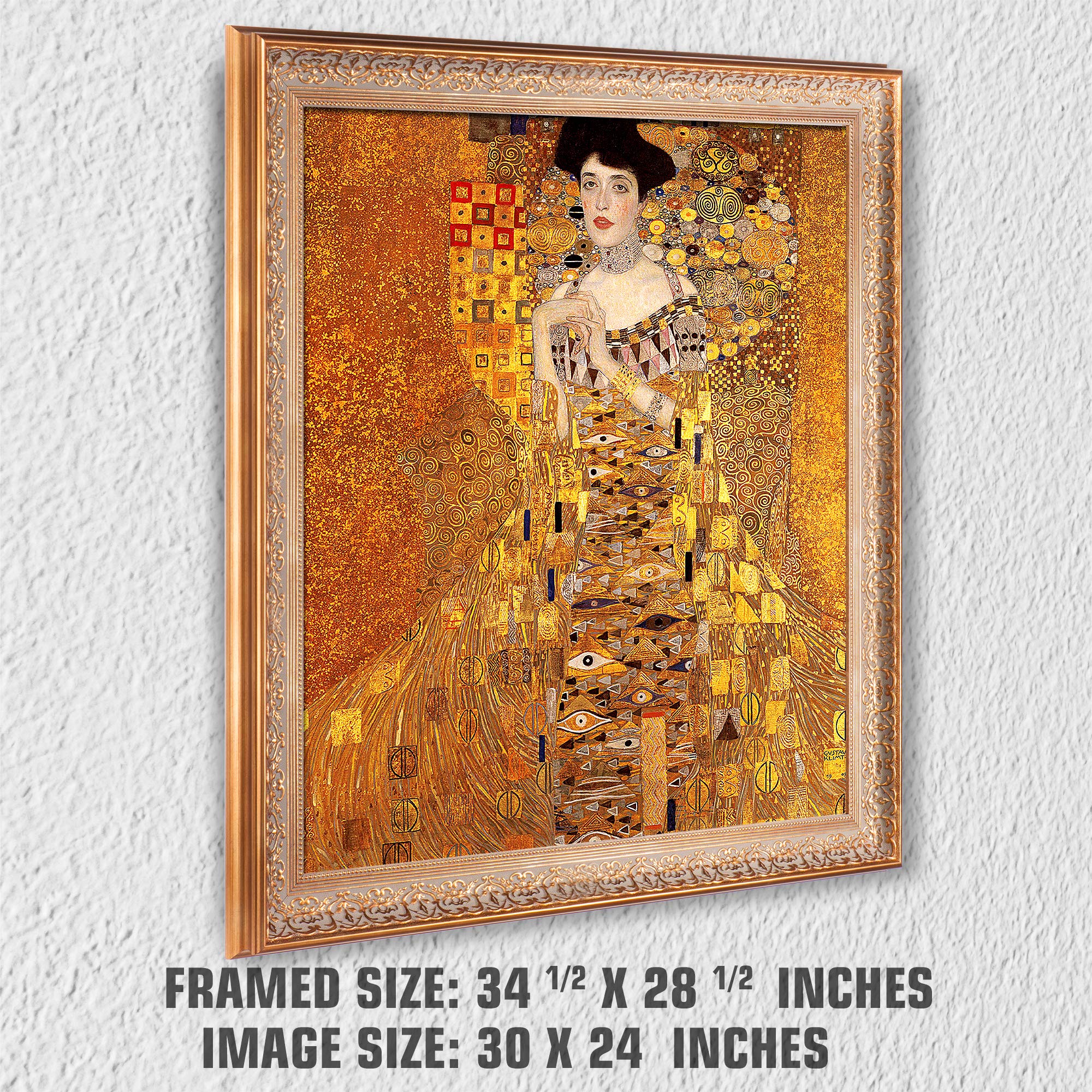 Amazon.com: The Lady in Gold by Gustav Klimt.Framed Size:34.5 x