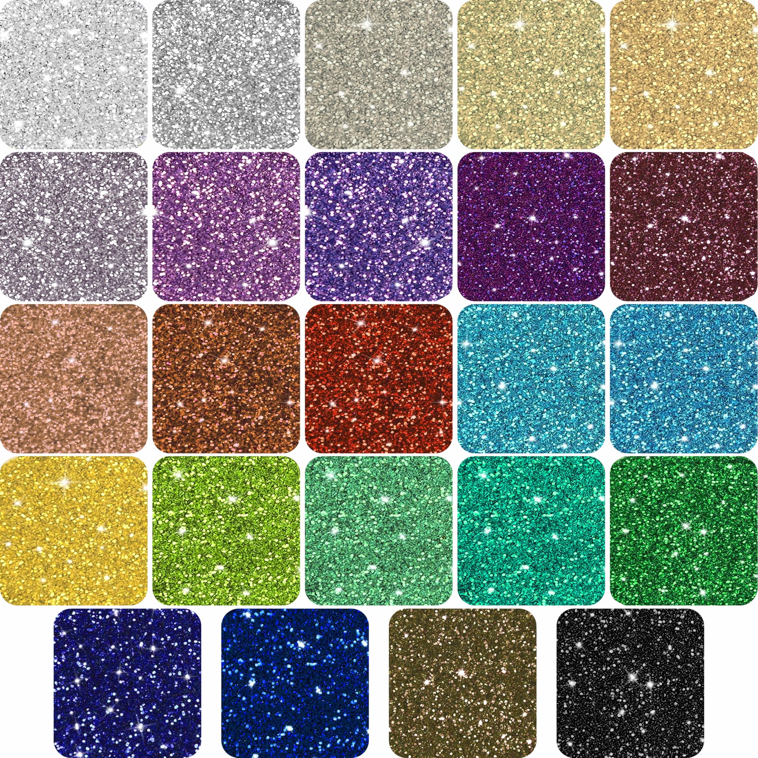 Sparkle Fine Glitter Dust Powder for Craft & Art | Multicolor Glitter for Resin, Nail Art, Scrapbooking, Candle Making & More (24 Colors)-image-48