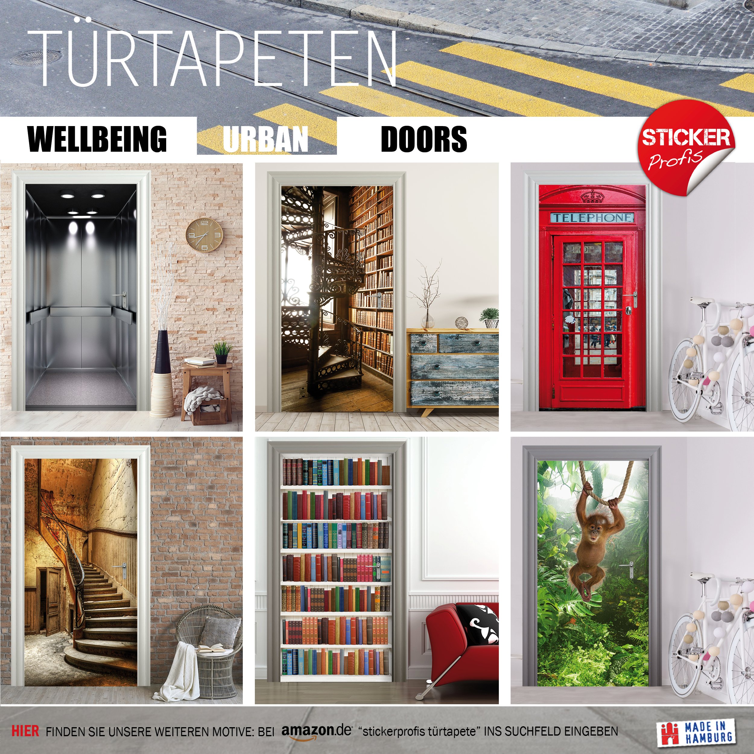 Aazon.nl Bestsellers: De beste ites in Deurstickers op basis van de