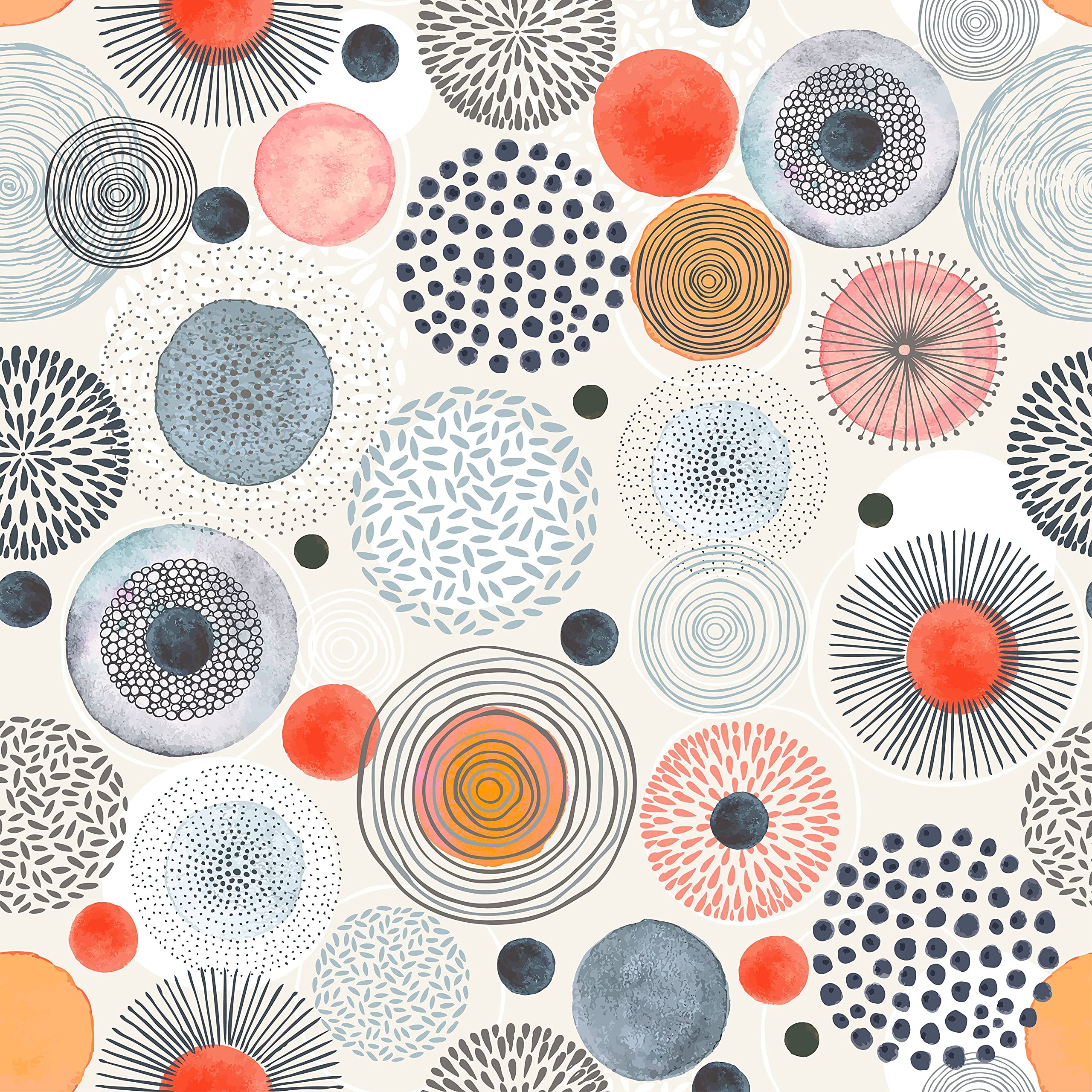 Circle patterns wallpaper