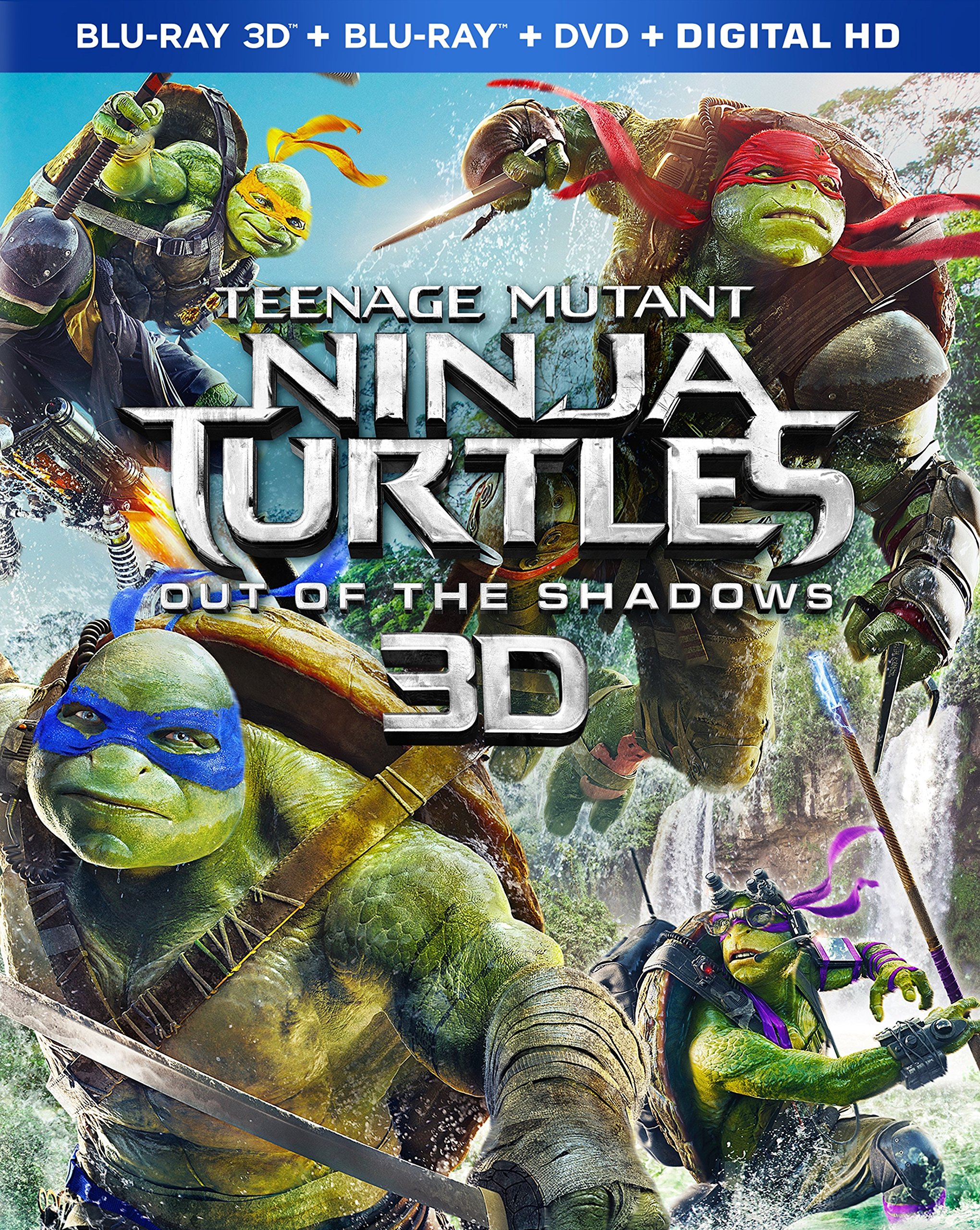 Teenage Mutant Ninja Turtles Out Of The Shadows [3D Blu