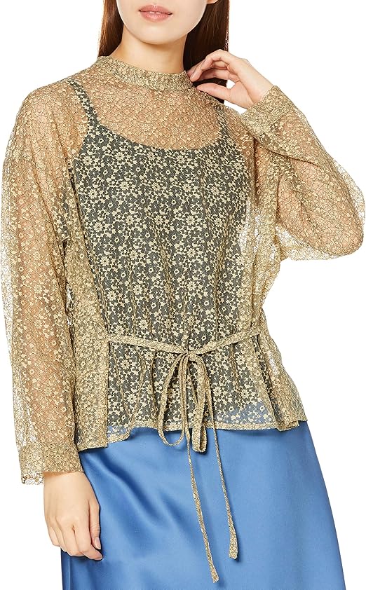 リリーブラウン シースルートップス