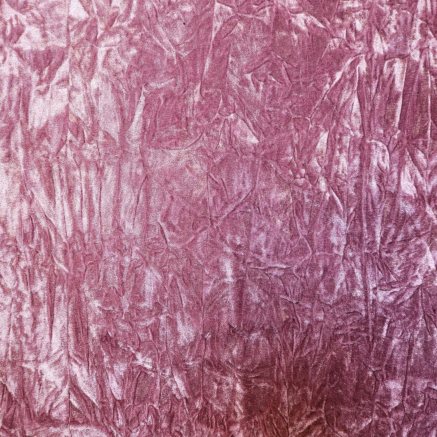 Textile Station Premium Quality Marble Crushed Velvet Medium Weight Stretch Fabric Material 58" Wide Available in 26 Colours (Mauve) - Image 3