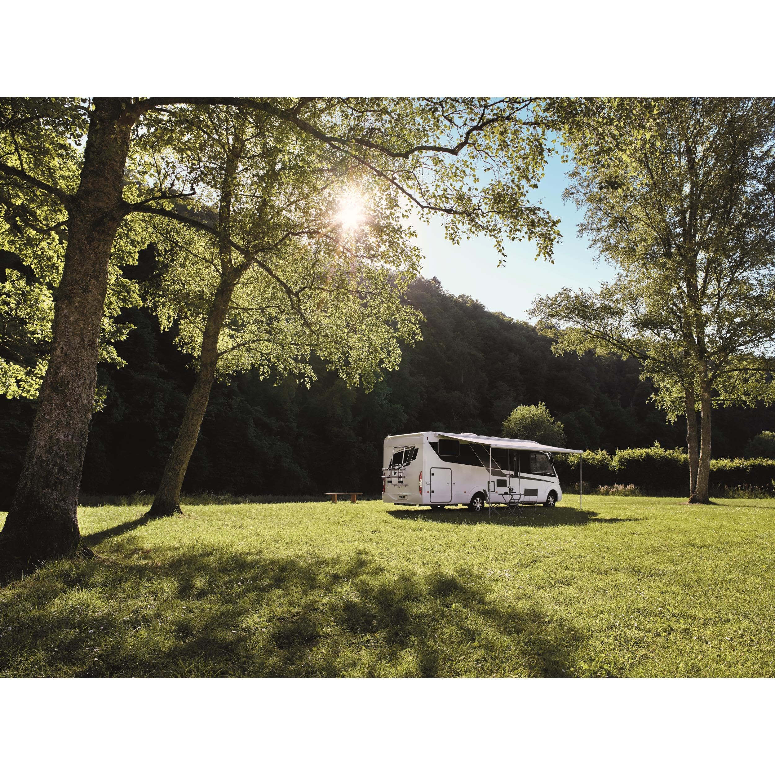 Thule Omnistor 5200 Markise weiß, 350cm, Mystic Grey