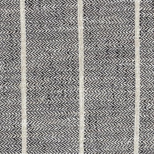 Miniatura 7 de HomePop Otomana de almacenamiento para decoración del hogar con parte superior de madera, otomana tapizada moderna cuadrada de almacenamiento con