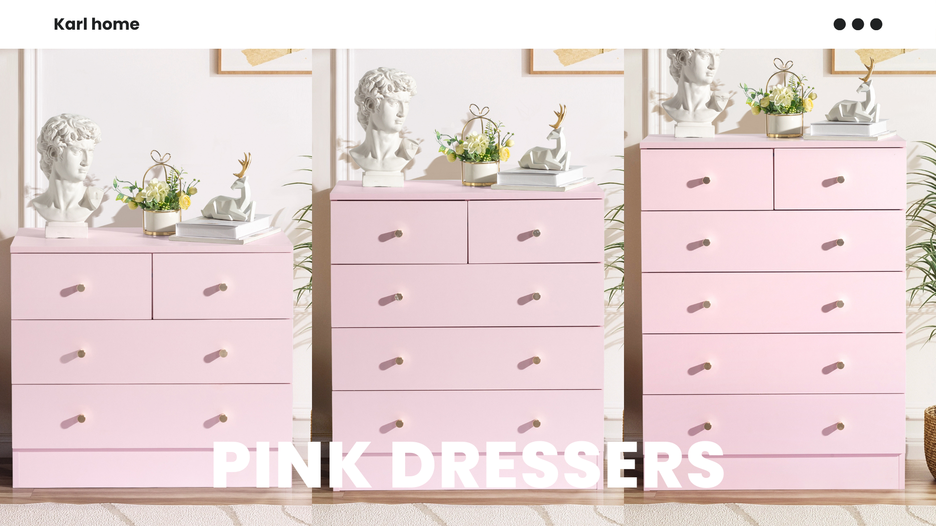 Amazon.com: Karl home Pink 7 Drawer Dresser for Bedroom, Tall Dresser Chest of Drawers, Wood Pink Bedroom Dressers for Girls, Anti-Tipping Device, Rose Gold Metal Handle, Living Room, Entryway, Hallway, Office : Amazon.com: Karl home Pink 7 Drawer Dresser for Bedroom, Tall Dresser Chest of Drawers, Wood Pink Bedroom Dressers for Girls, Anti-Tipping Device, Rose Gold Metal Handle, Living Room, Entryway, Hallway, Office :