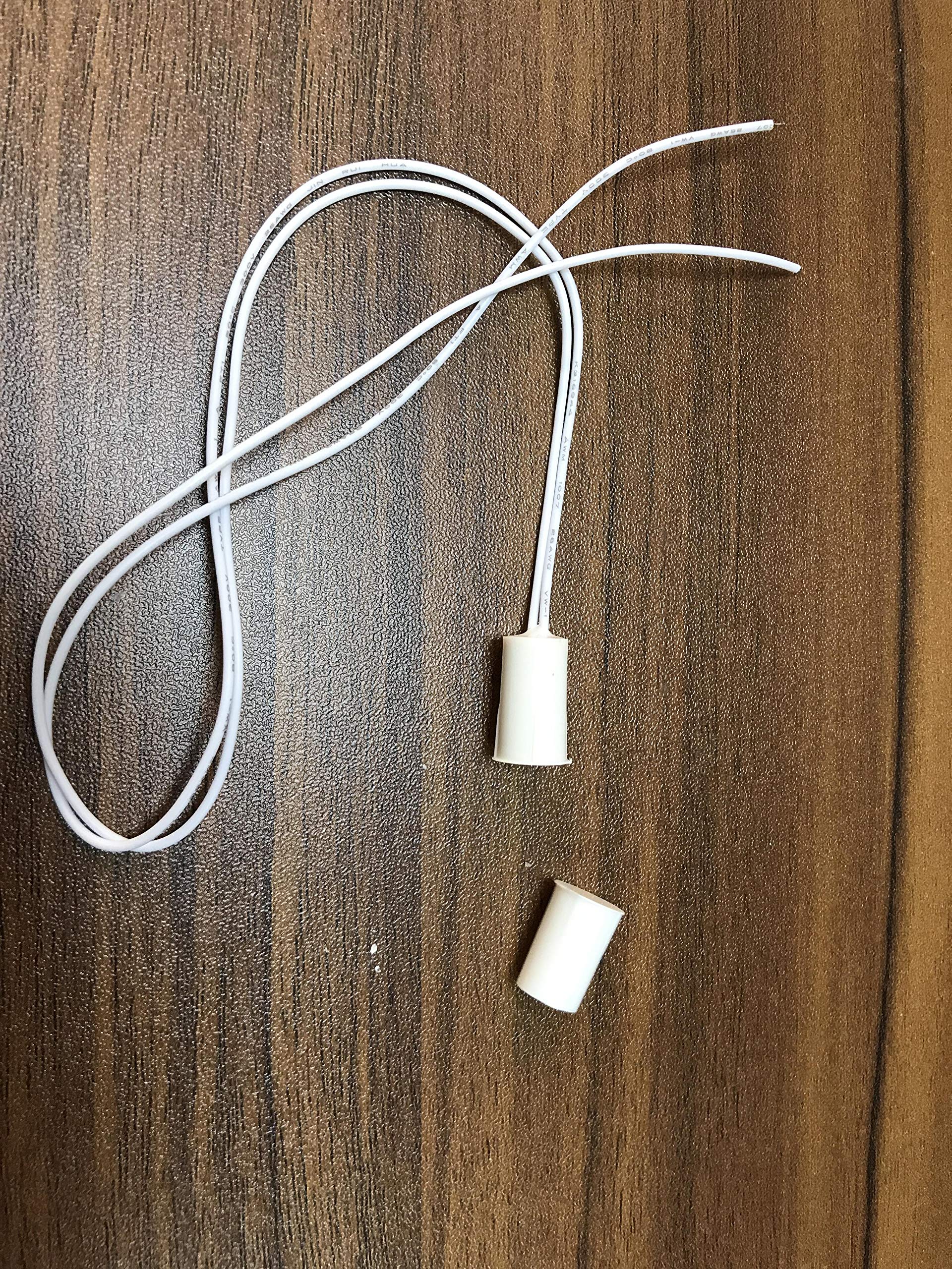 5stks Bruin Verzonken Bedraad Veiligheidsvenster Poortcontactsensor Alarm Magnetische Reed Schakelaar Deursensor Magneet Bijna Verbindingscircuit Weg Onderbrekingscircuit 1706934153