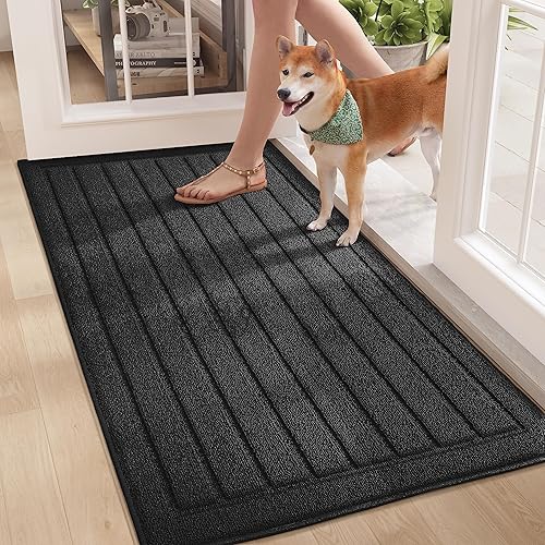 Miniatura 8 de Color G Alfombra de camino de cocina antideslizante, lavable, tapetes de cocina para el piso frente al fregadero, absorbente, tapete de cocina color