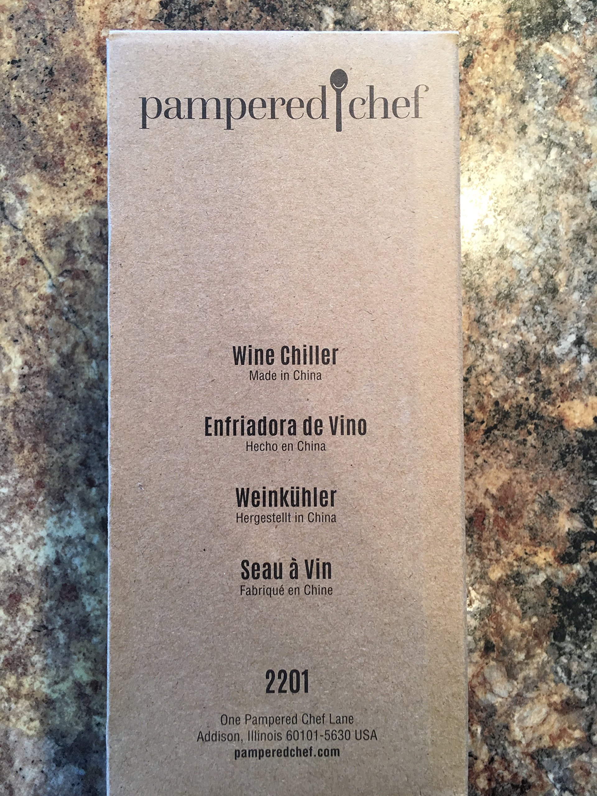 PAMPERED CHEF WINE CHILLER 2201