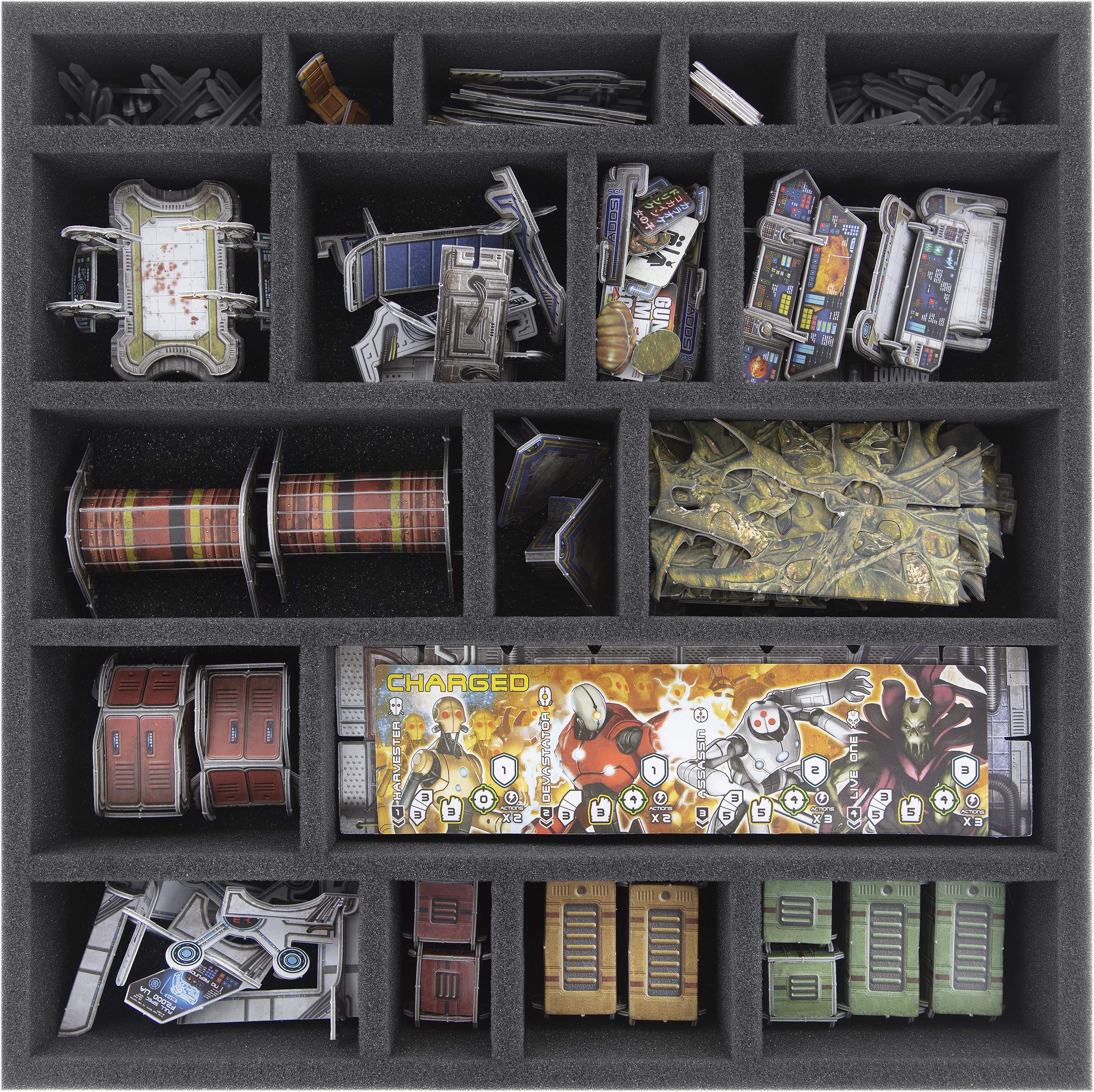 Feldherr Set Schiuma Compatibile con Core Space: Core Game + Purge: Focolaio! - Scatola di Gioco da Tavolo