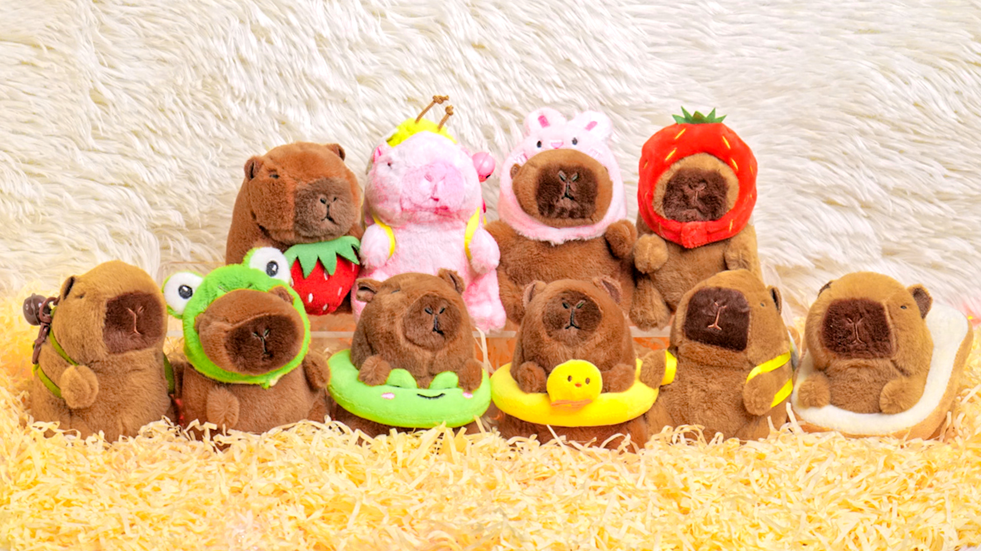 Amazon.com: Achwishap 2PCS Capybara Plush Keychain,Cute Keychain