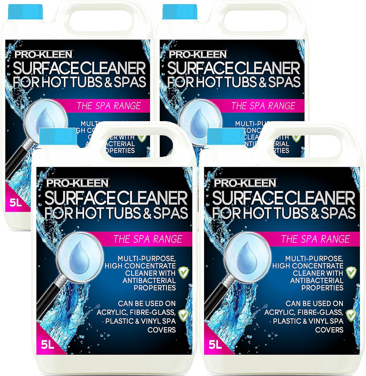 ProKleen Hot Tub & Spa Surface Cleaner Spray (20L) Removes Harmful