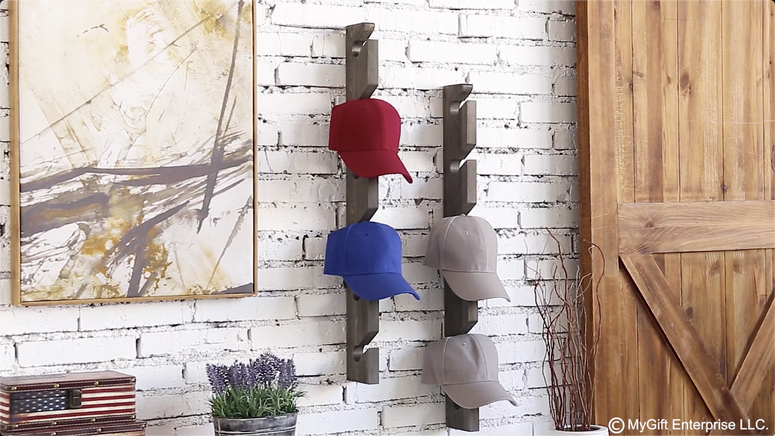 置物 mai Amazon.com: MyGift 30 Inch Wall Mounted Vintage Gray Wood