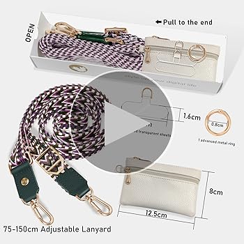 スマホアクセサリー l Ball Cross-body Strap Amazon.com: X-Lounge Crossbody Phone Strap Detachable Phone