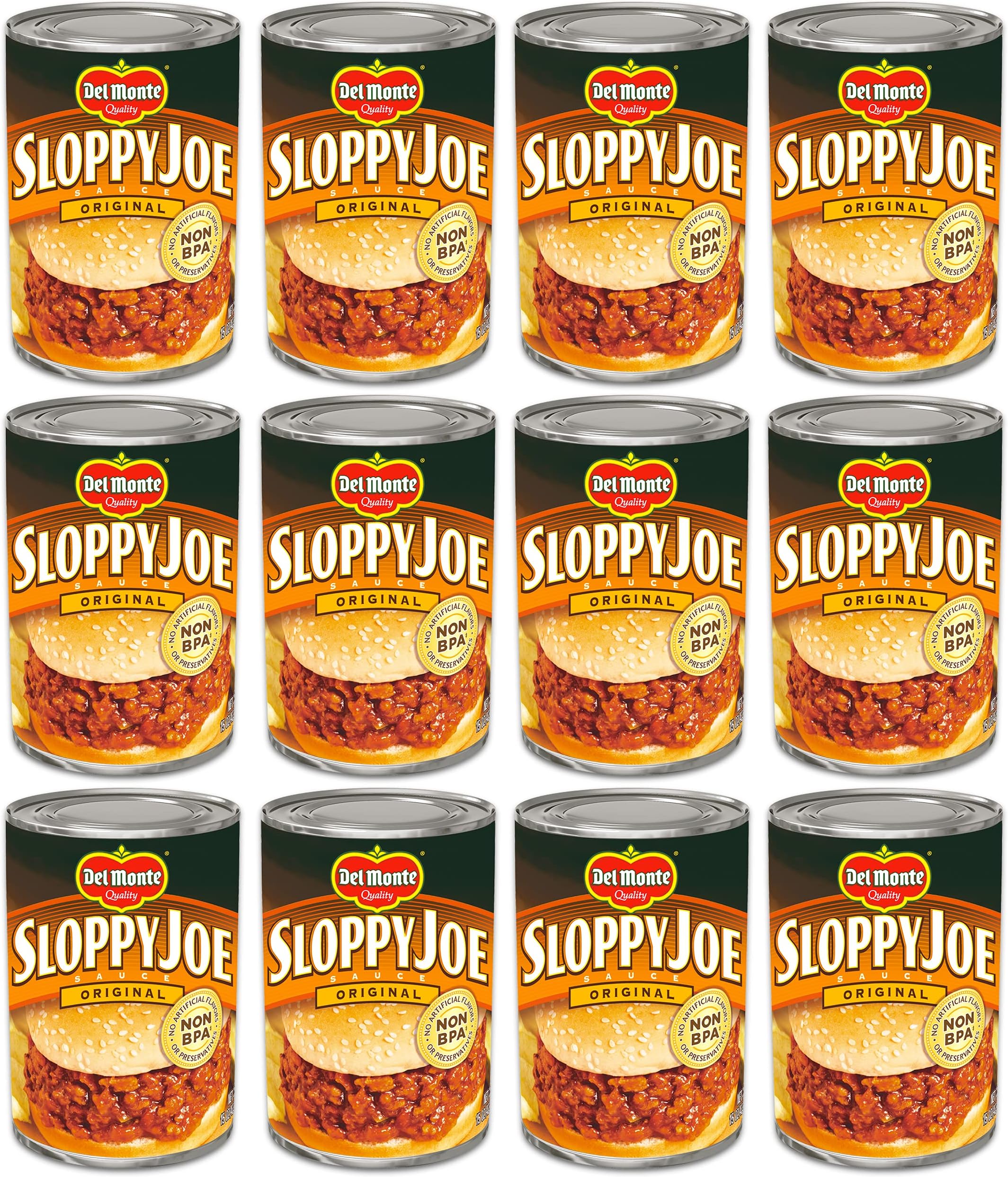 Del Monte Regular Sloppy Joe Sauce, 15Ounce (Pack of 12