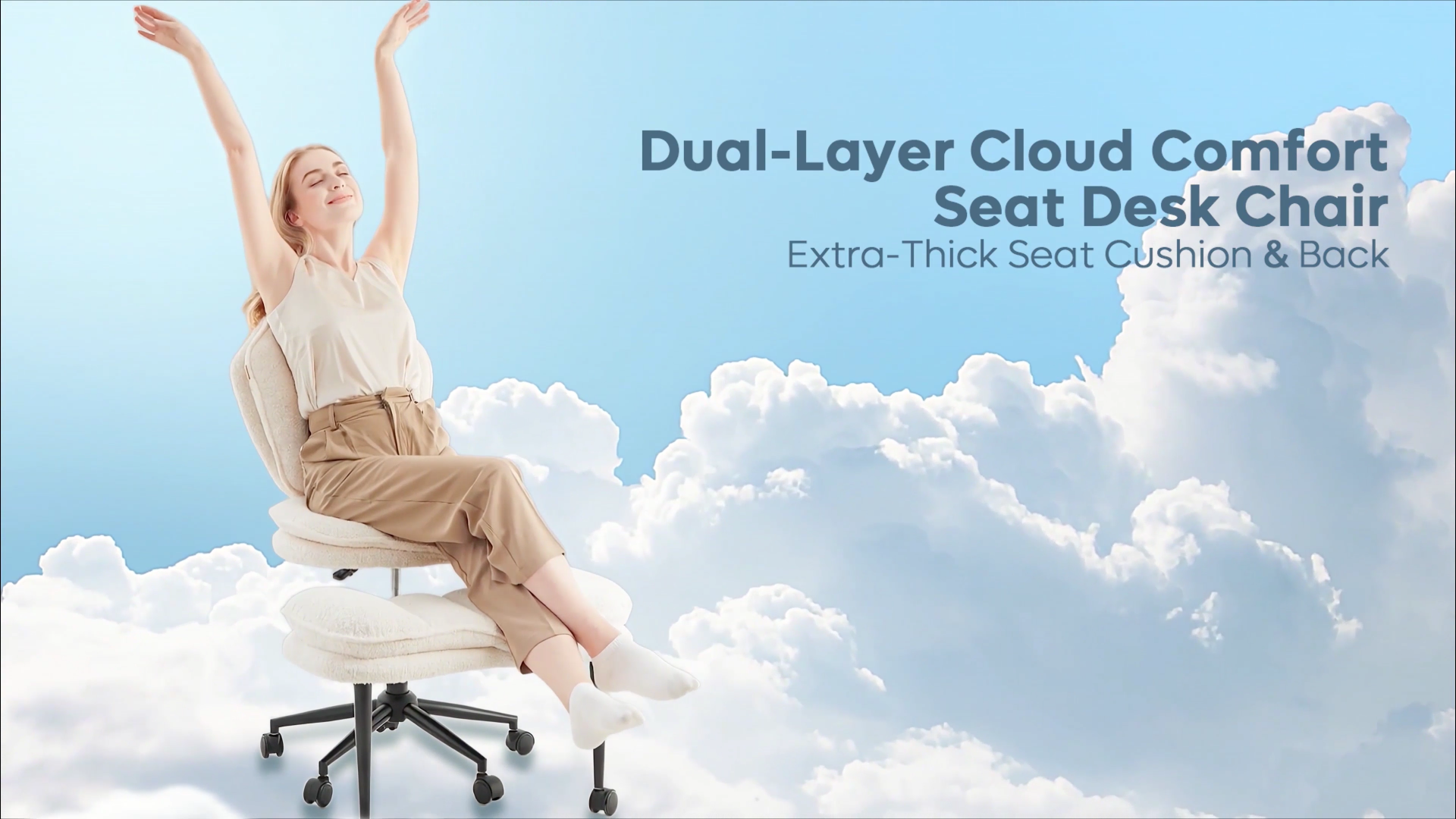 Amazon.com: Pinmoco Ergonomic Cross Legged Office Chair for ADHD