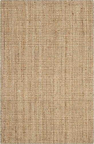 Safavieh Natural Fiber Collection NF747A tapete de yute natural tejido a mano 5 x 8 Yute Natural