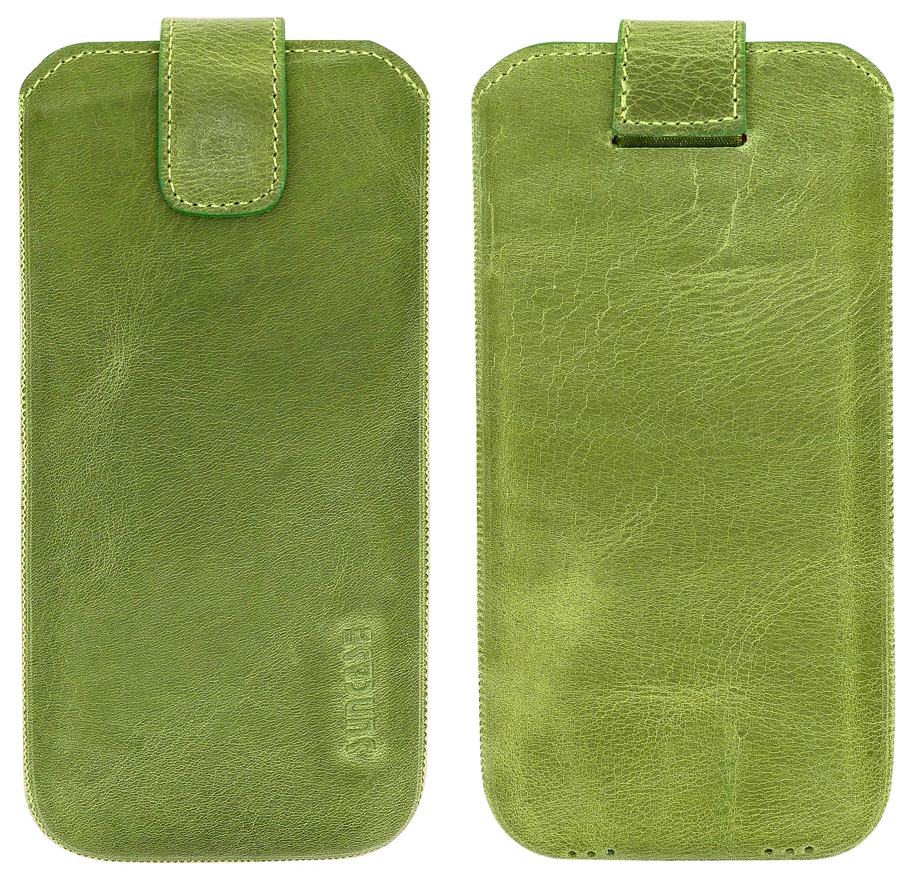 Suncase - Custodia In Vera Pelle, Tasca Porta Cellulare, Astuccio