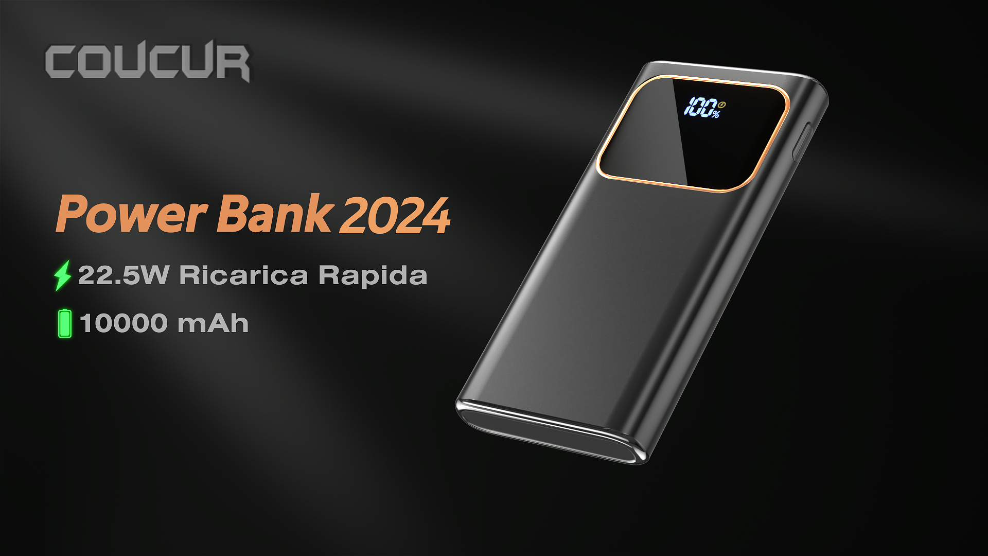 Hama Power bank 20000 mAh Ricarica rapida LiPo Antracite