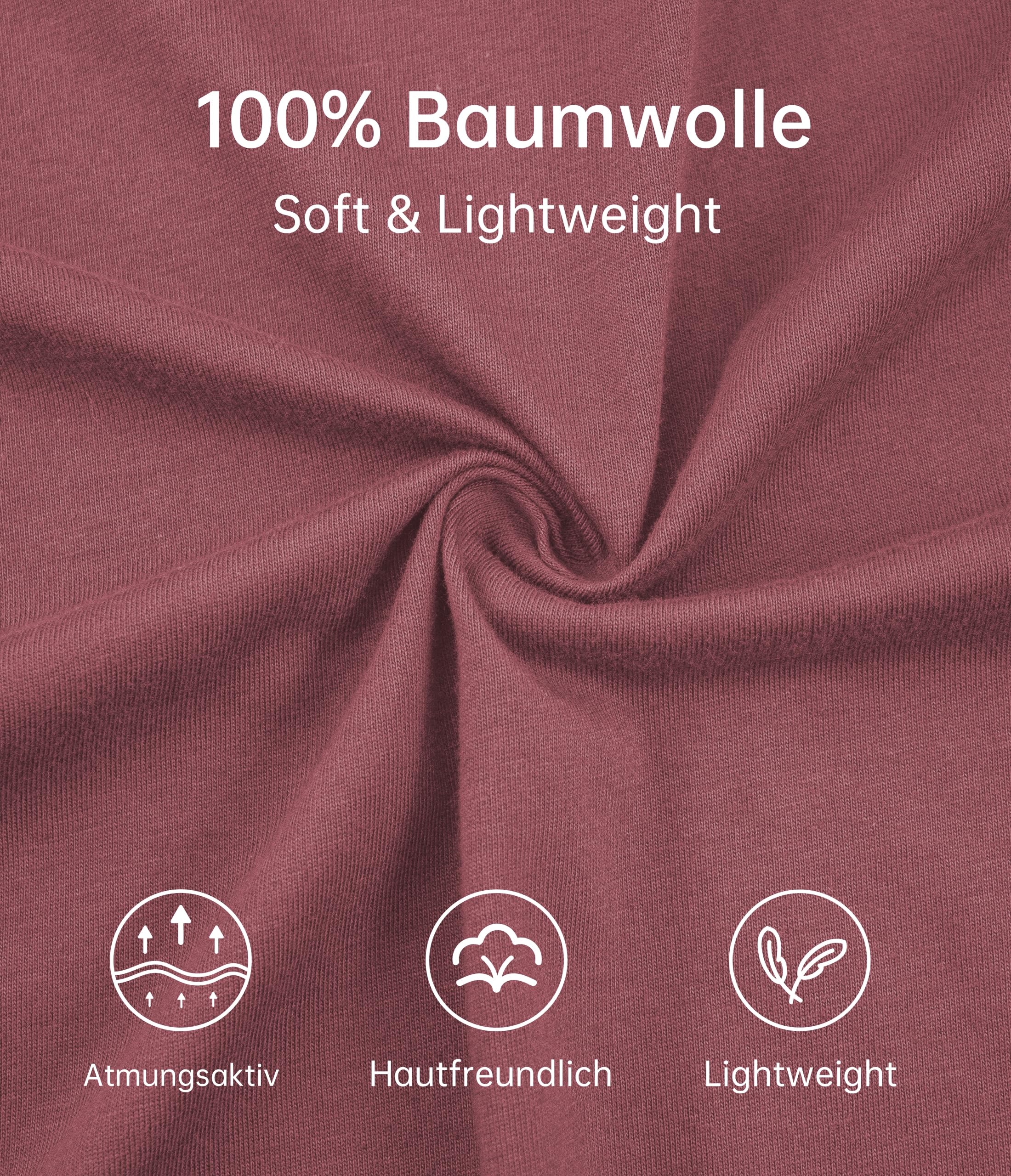 COLORFULLEAF Albornoz para mujer con cremallera, 100% algodón, ligero, con bolsillos, M-XXL