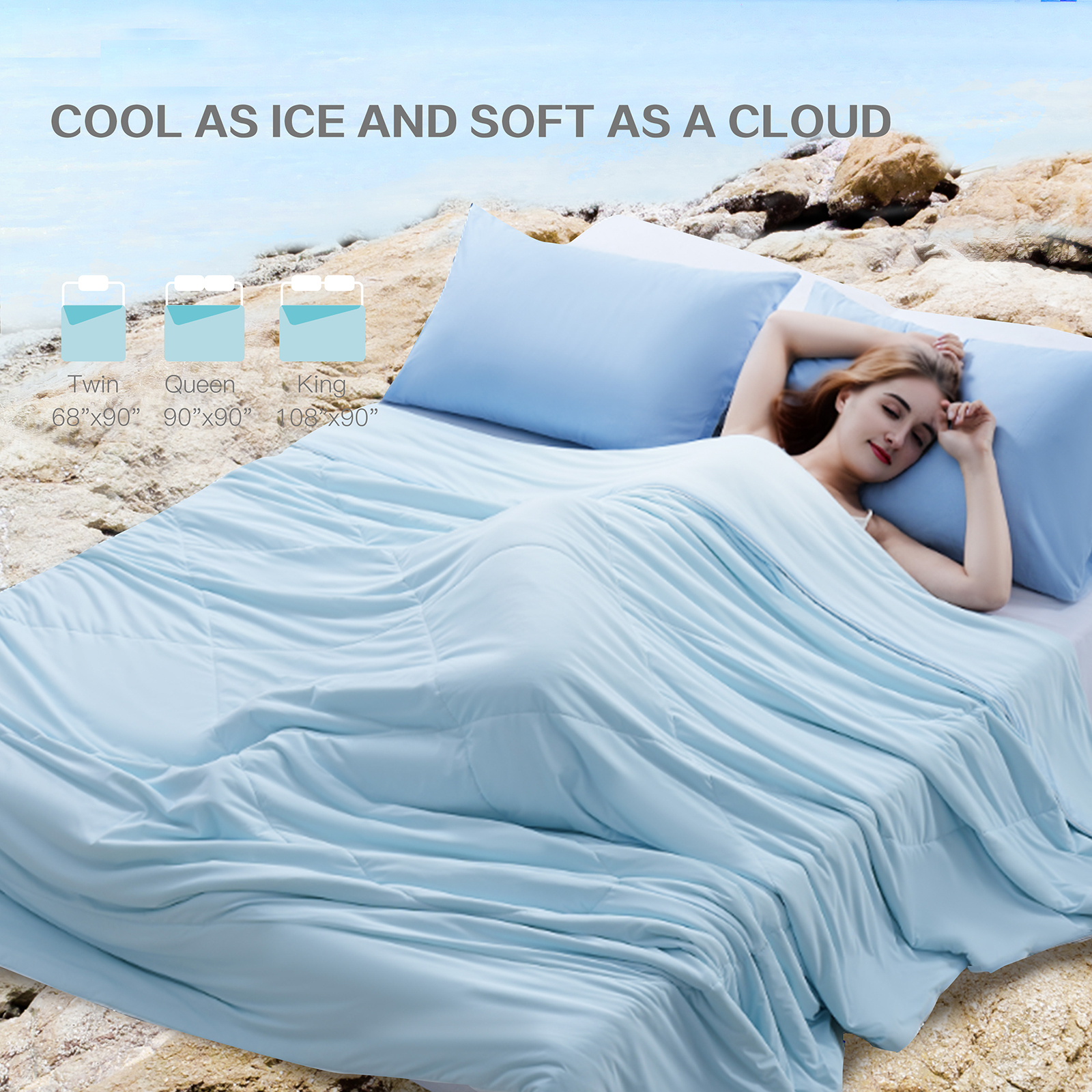 Amazon.com: OtterOasis Cooling Comforter Queen Size for Hot