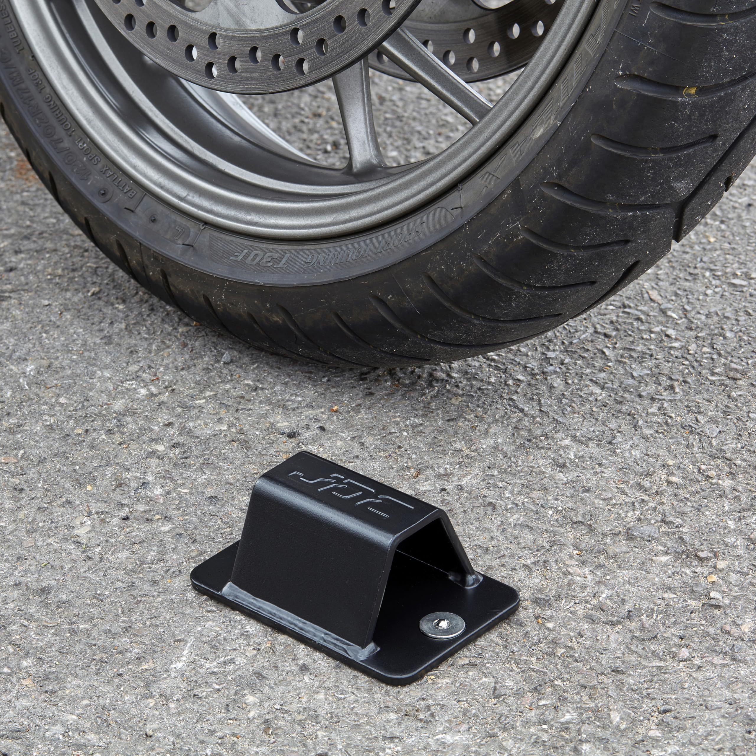 JDC Dispositivo Di Ancoraggio Moto In Acciaio Temprato - Sphere - Nero