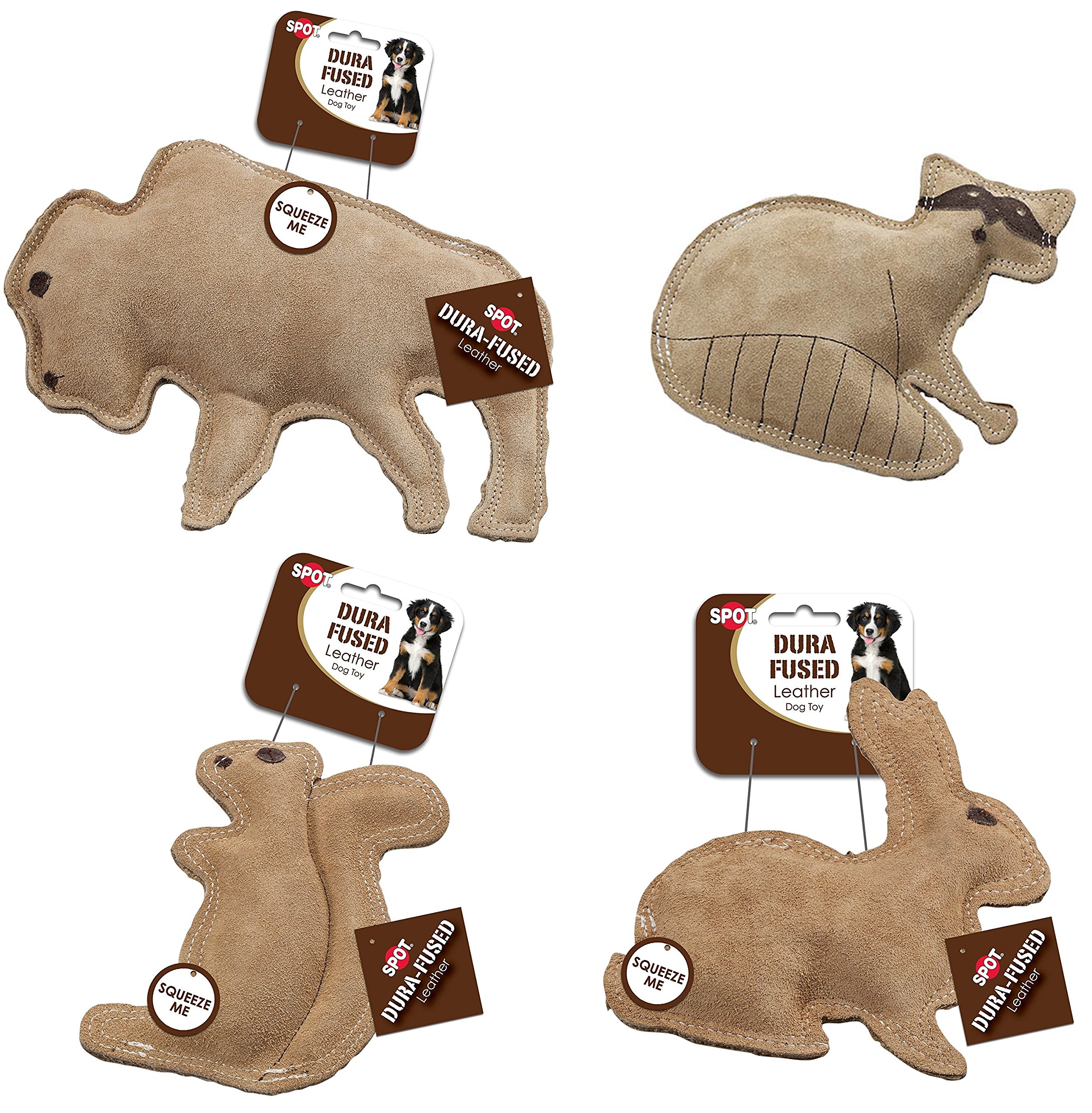 Pet Supplies : Ethical Pet Dura-Fused Buffalo, Raccoon, Squirrel