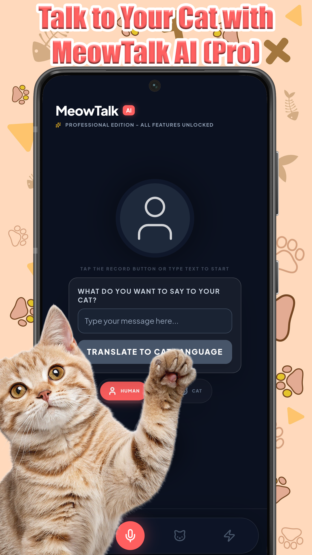 Meowtalk MeowTalk Pro - AI Cat Translator - App on Amazon Appstore