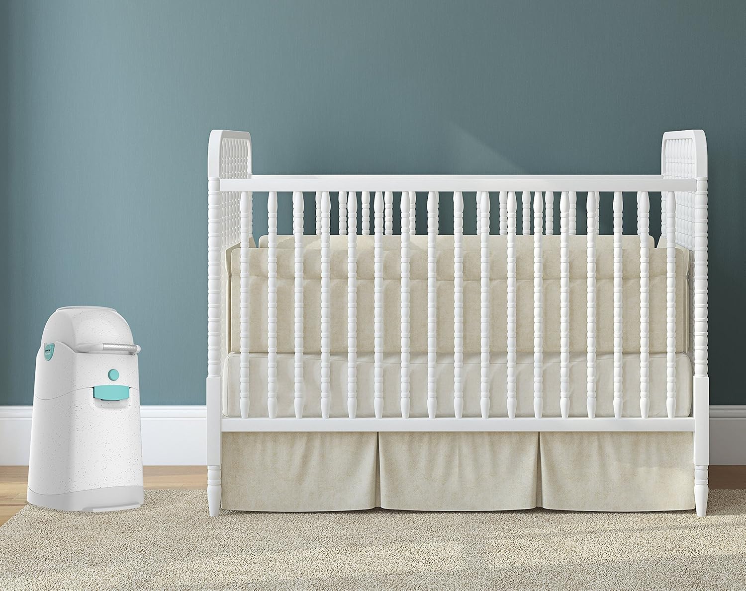 Creative Baby Tidy Diaper Pail, Marble, Marble/Blue/Gray, One Size : Baby