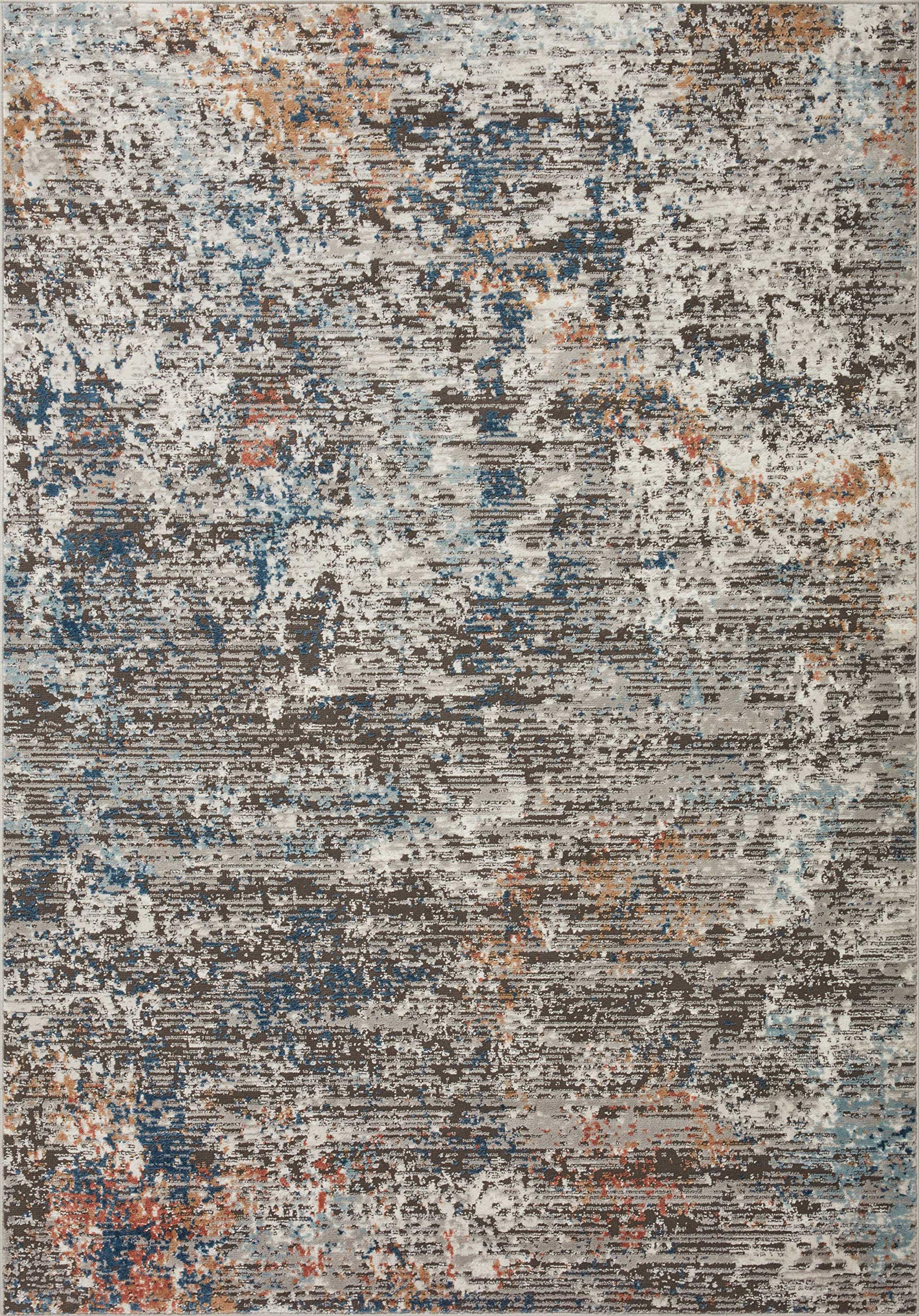 Loloi II Bianca Collection BIA-06 Granite/Multi 9'-9" x 13'-6" Area Rug