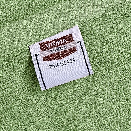 Miniatura 3 de Utopia Towels - Toallas de mano de algodón, 6 unidades, 21.16ozm (600 GSM)