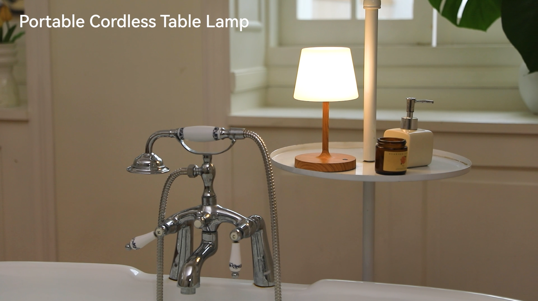 Vervangende lampenkap voor vloerlamp EMMA E27 34,5x39,5 cm bruin