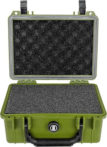 Miniatura 3 de Bushnell Estuche rígido compacto impermeable de 9 pulgadas para binoculares, óptica, equipos, a prueba de golpes y listo para TSA (verde OD)
