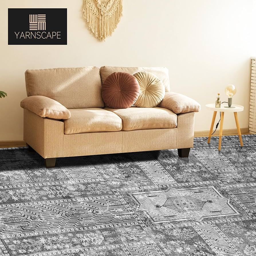 ヴィンテージ Guneyラグ Amazon.com: YARNSCAPE Vintage 5' x 7' Washable Area Rug