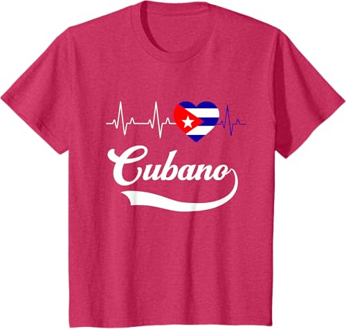 Miniatura 31 de Cubanito Baseball Flag Heart Souvenir Cubano Cuba Men Boy T-Shirt Black,Navy Blue,Dark Green,Dark Heather Grey,Heather Blue,Sapphire Blue,Royal