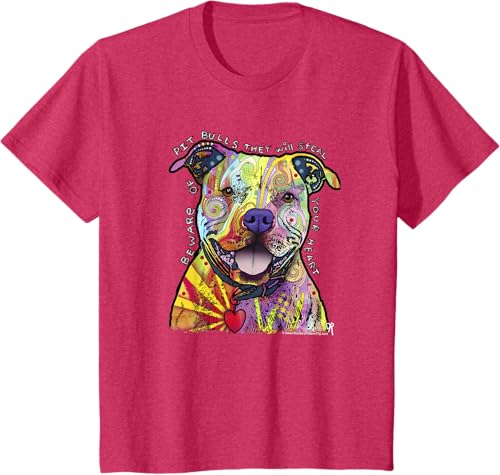 Miniatura 27 de Beware Of Pit Bulls, Dean Russo Pitbull Original - Dog Lover T-Shirt Black,Navy Blue,Asphalt Grey,Slate Grey,White,Cranberry Red,Kelly Green,Olive