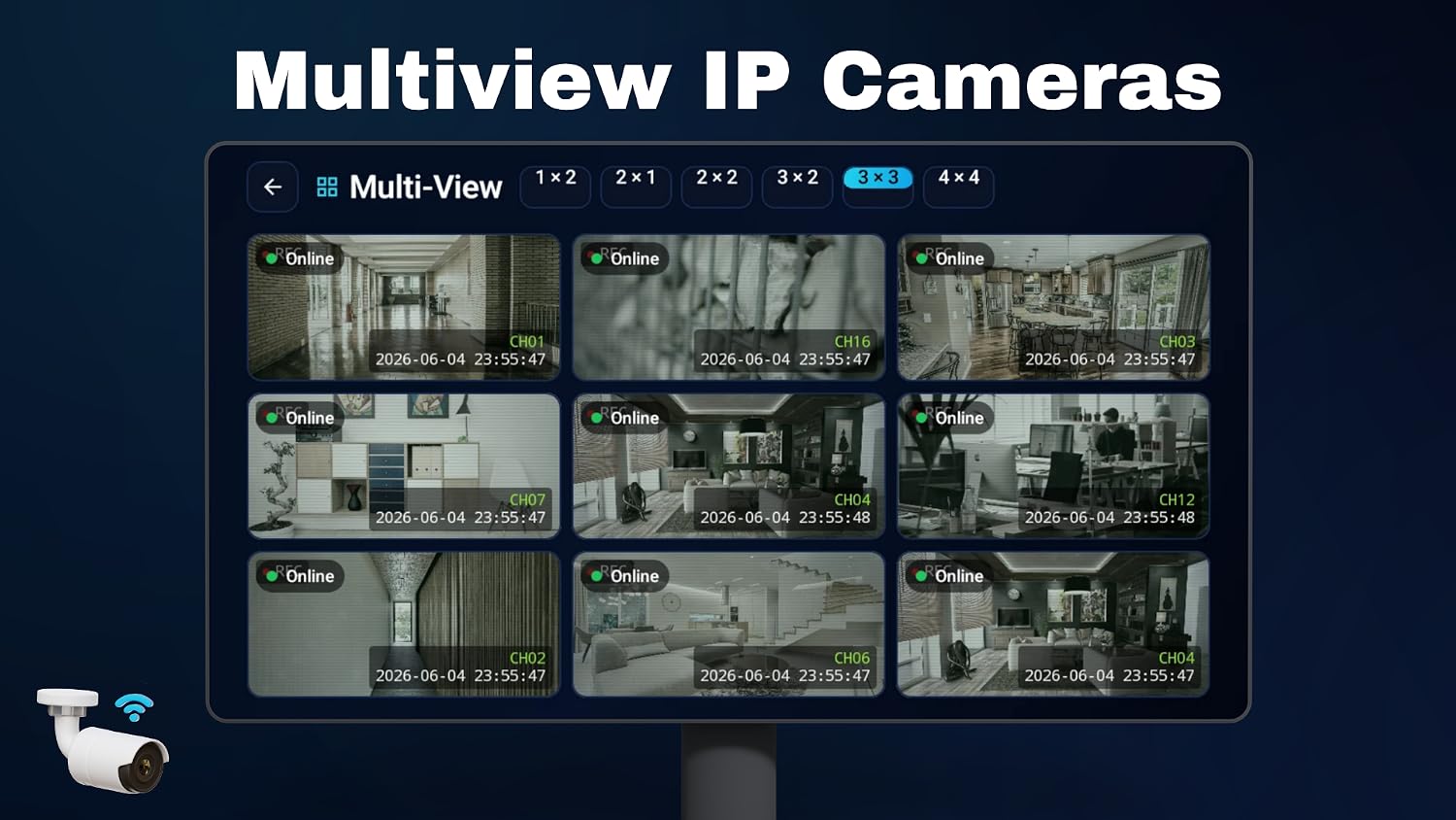 IP Cam Viewer for Fire TV - Mise en situation et utilisation