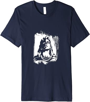 Lord shiva printed t shirts online Clearance