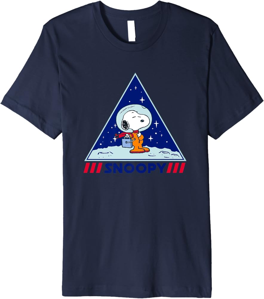 snoopy space t shirt