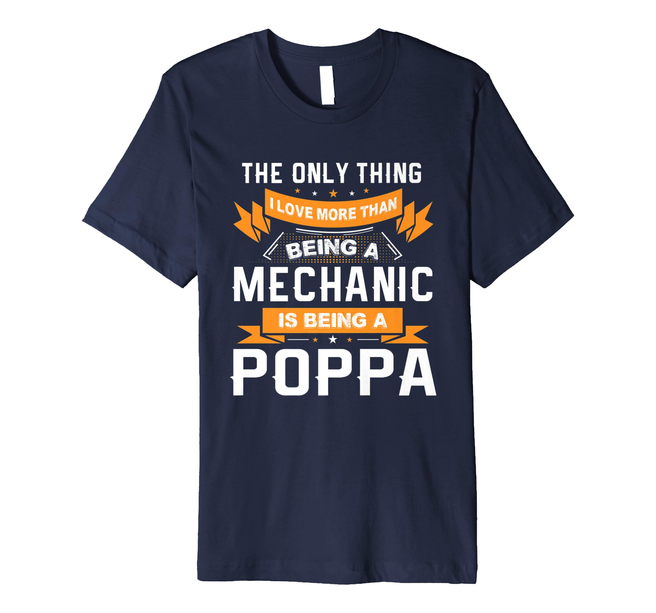 Fathers Day Shirt Love Being A Poppa More Than Mechanic-anz