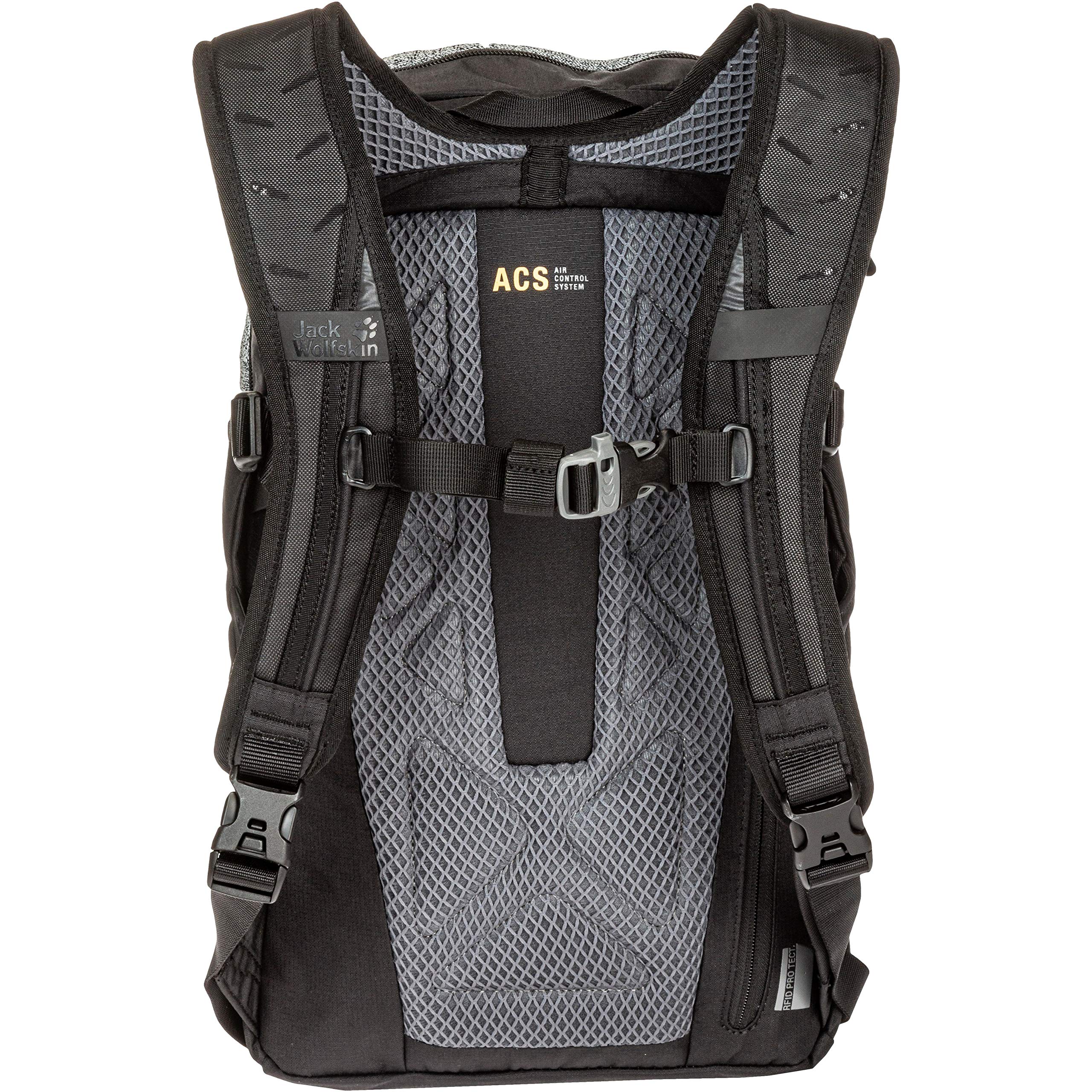 Jack Wolfskin Unisex-Adult Protect 20 Pack, Black, One Size