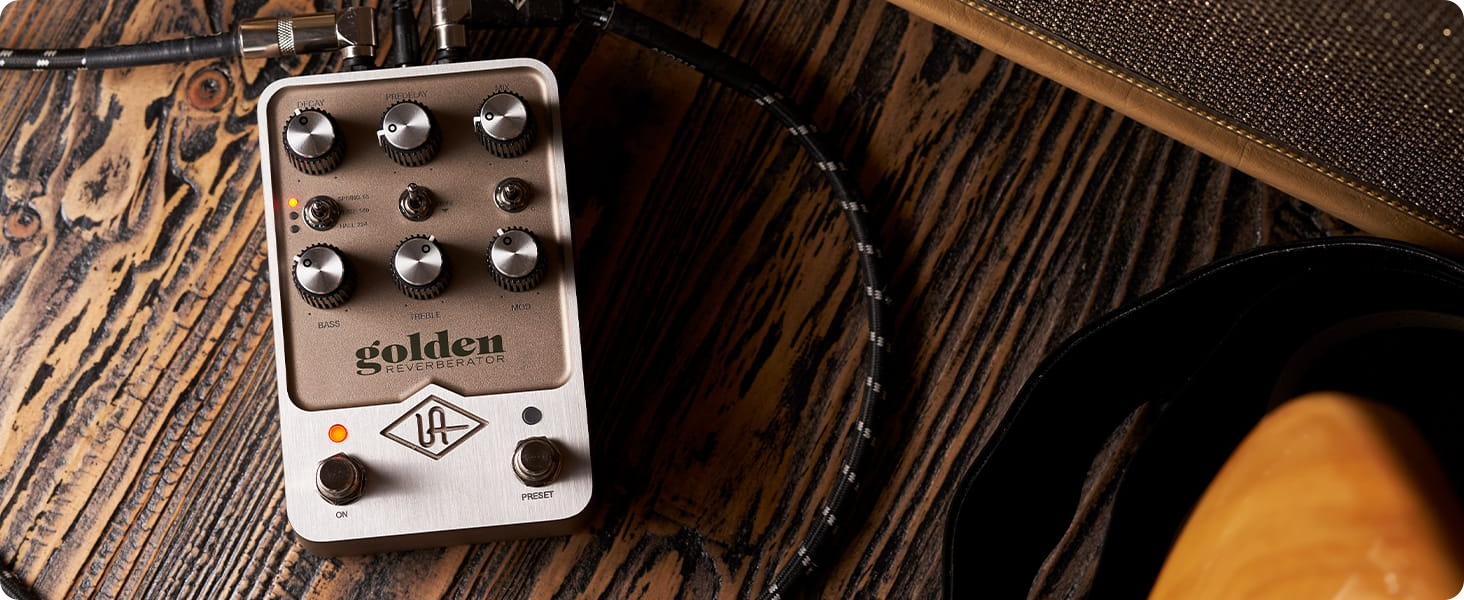 Universal Audio UAFX Golden Reverb Pedal : Musical Instruments