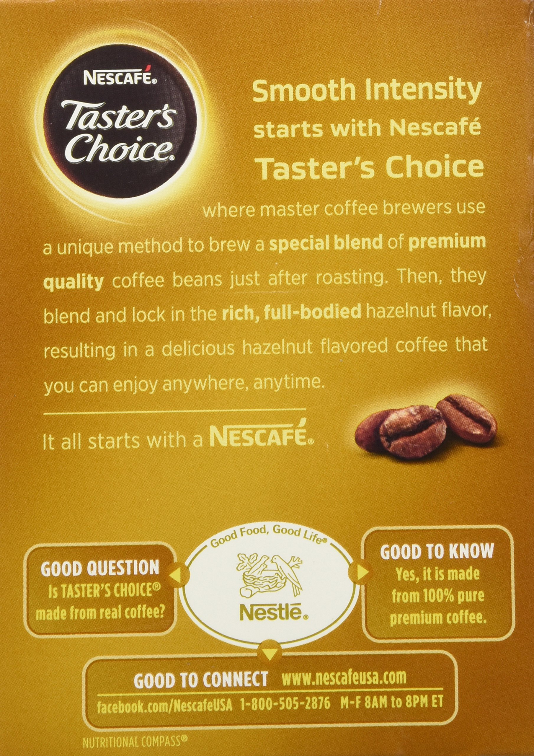 Nescafe Taster Choice Hazelnut Coffee 20 Single Serve Packets Buy