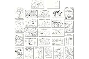 Colorable Postcards for Kids - Value Assortment Pack