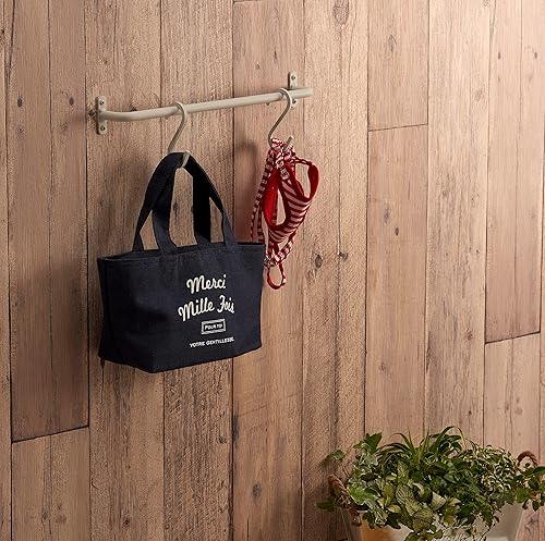 Miniatura 6 de SANEI W5717-365-D Iron Bar, Antique Style, Towel Rack, Accessory Rack, Multipurpose, 14.4 inches (365 mm), Black