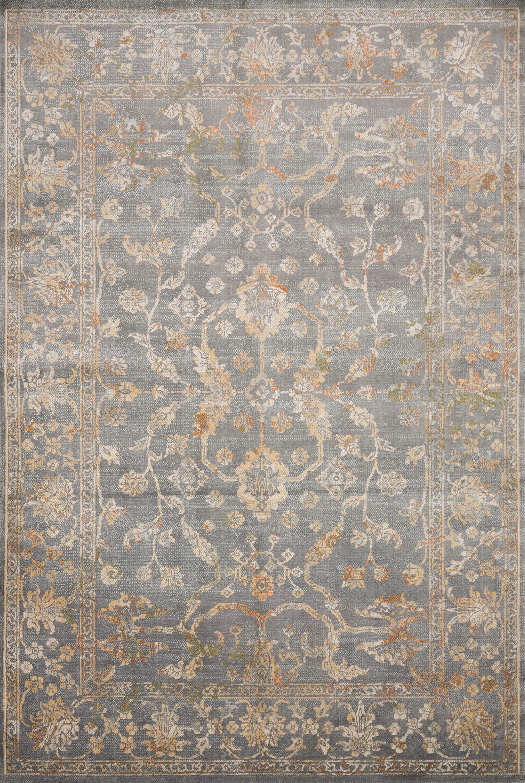 Loloi Isadora Collection ISA-05 Silver/Silver 8'-0" x 10'-0" Area Rug